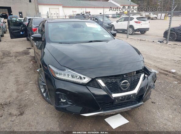 1N4AA6AV9KC372958 2019 NISSAN MAXIMA Черный Вид щитка приборов