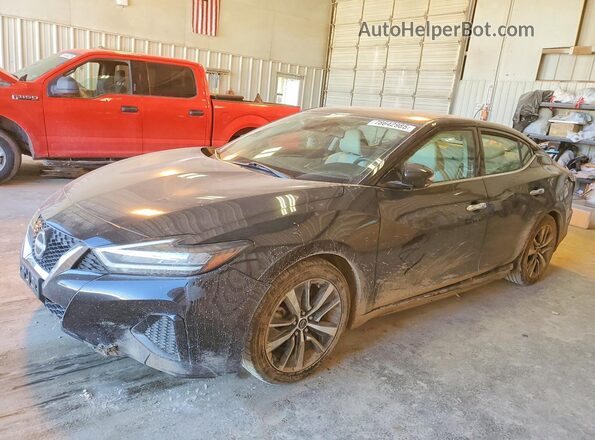 1N4AA6CV9PC511541 2023 NISSAN MAXIMA Black წინა მარცხენა ხედი სამი მეოთხედიდან