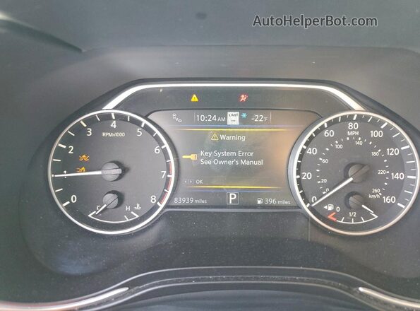 1N4AA6CVXLC365550 2020 NISSAN MAXIMA Silver Widok zestawu wskaźników