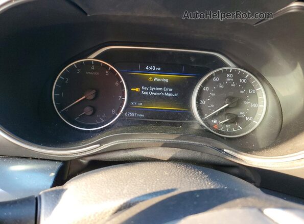 1N4AA6EV0MC512876 2021 NISSAN MAXIMA SR Черный Вид щитка приборов