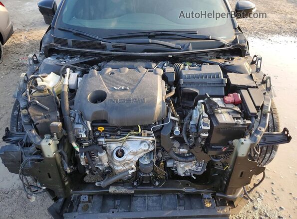 1N4AA6EV0MC512876 2021 NISSAN MAXIMA SR Черный Вид задней части салона