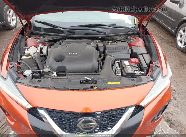 1N4AA6EV3LC372384 2020 NISSAN MAXIMA SR Orange Vista trasera