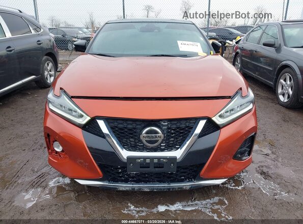 1N4AA6EV3LC372384 2020 NISSAN MAXIMA SR Orange Vista del cuadro de instrumentos
