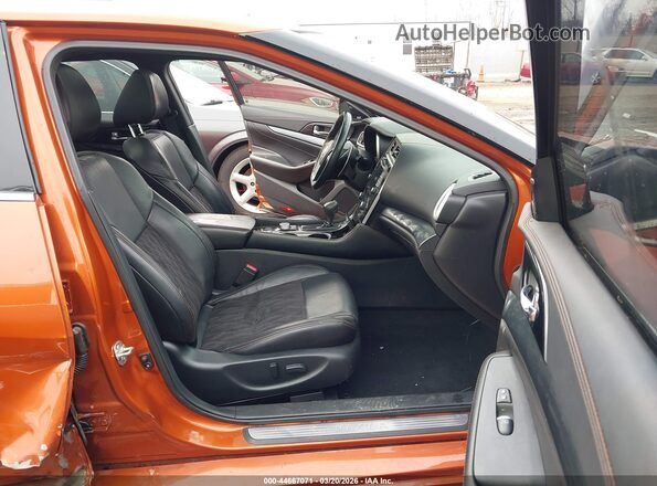 1N4AA6EV3LC372384 2020 NISSAN MAXIMA SR Orange Vista interior delantera