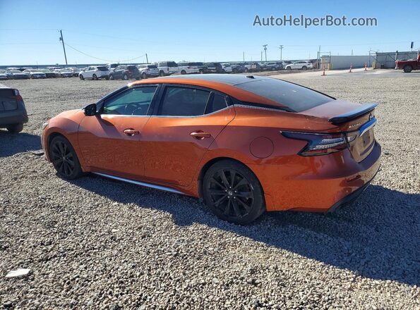 1N4AA6EV4LC381577 2020 NISSAN MAXIMA SR Оранжевый Задняя левая четверть