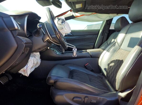 1N4AA6EV4LC381577 2020 NISSAN MAXIMA SR Оранжевый Вид салона спереди