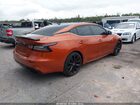 2021 Nissan Maxima Sr Xtronic Cvt Оранжевый vin: 1N4AA6EV5MC510217