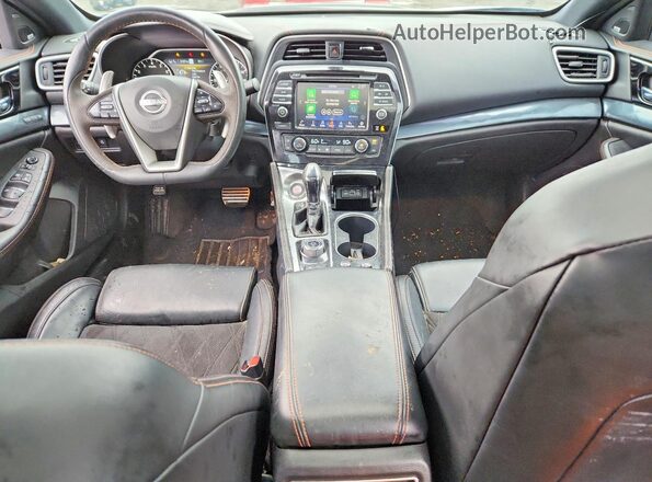 1N4AA6EV6PC507203 2023 NISSAN MAXIMA Черный Вид панели приборов