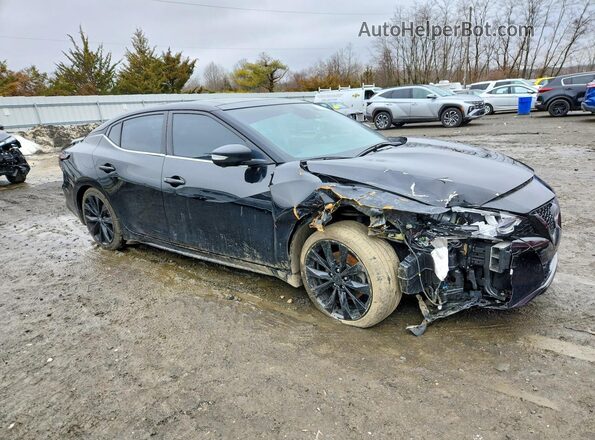 1N4AA6EV6PC507203 2023 NISSAN MAXIMA Черный Передняя правая четверть