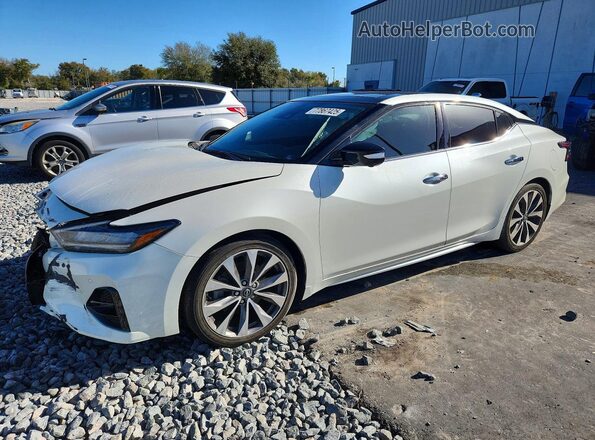 1N4AA6FV1PC507026 2023 NISSAN MAXIMA PLATINUM Белый Передняя левая четверть