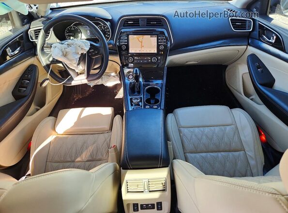 1N4AA6FV1PC507026 2023 NISSAN MAXIMA PLATINUM Белый Вид панели приборов