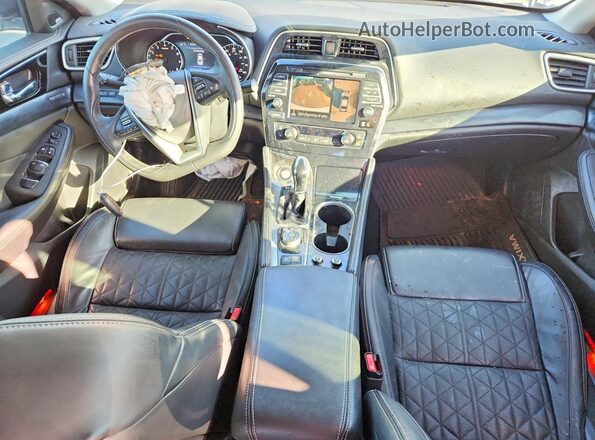 1N4AA6FV5LC382736 2020 NISSAN MAXIMA PLATINUM Белый Вид панели приборов