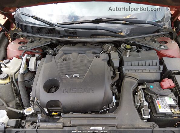 1N4AA6FV6LC370188 2020 NISSAN MAXIMA PLATINUM Оранжевый Вид сзади