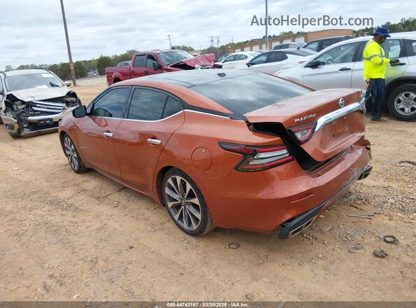 1N4AA6FV6LC370188 2020 NISSAN MAXIMA PLATINUM Оранжевый Задняя левая четверть