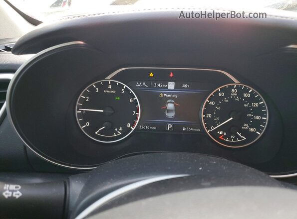 1N4AA6FV6MC516624 2021 NISSAN MAXIMA PLATINUM Серебряный Вид щитка приборов