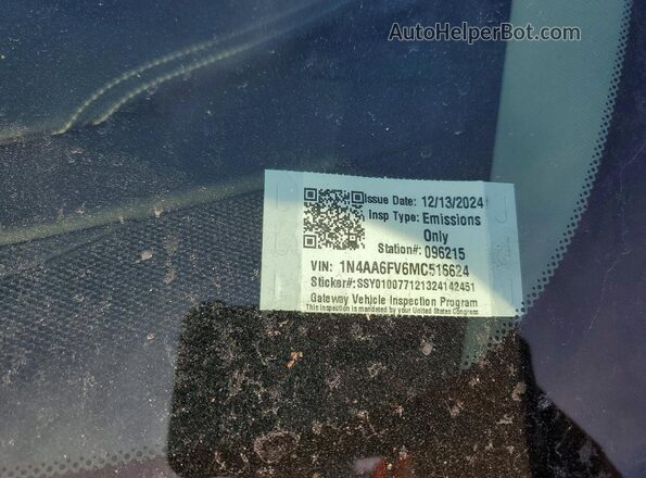 1N4AA6FV6MC516624 2021 NISSAN MAXIMA PLATINUM Серебряный Вид подкапотного пространства