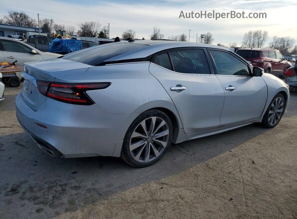1N4AA6FV6MC516624 2021 NISSAN MAXIMA PLATINUM Серебряный Задняя правая четверть