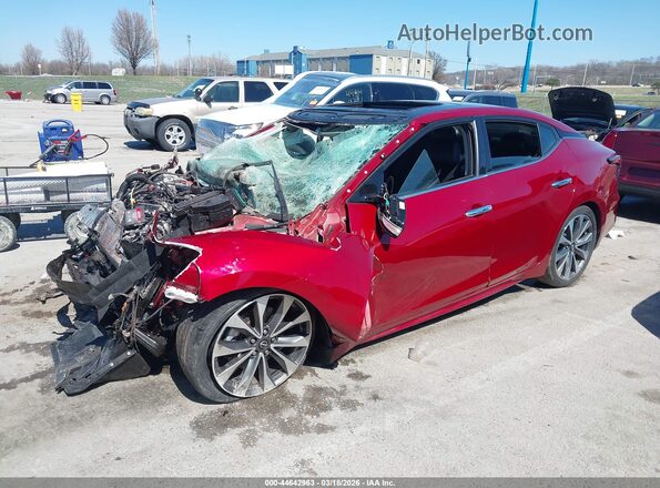 1N4AA6FV9PC505959 2023 NISSAN MAXIMA PLATINUM Red Przód lewy