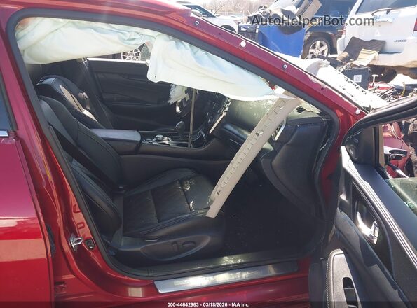 1N4AA6FV9PC505959 2023 NISSAN MAXIMA PLATINUM Red Widok wnętrza z przodu