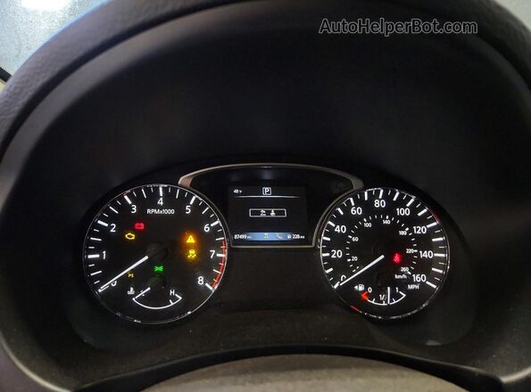 1N4AL3AP1JC215269 2018 NISSAN ALTIMA Gray Vista del cuadro de instrumentos