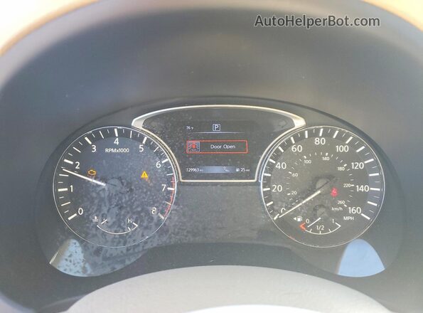 1N4AL3AP5GC159281 2016 NISSAN ALTIMA Коричневый Вид щитка приборов