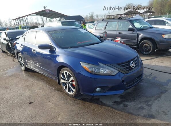 1N4AL3AP6GC294656 2016 NISSAN ALTIMA Dark Blue Передняя правая четверть