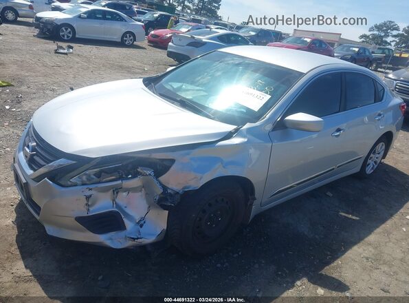 1N4AL3AP8GC162630 2016 NISSAN ALTIMA Серебряный Передняя левая четверть