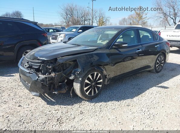 1N4AL3AP9JC118112 2018 NISSAN ALTIMA Черный Передняя левая четверть
