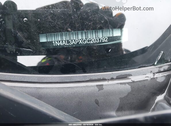 1N4AL3APXGC203792 2016 NISSAN ALTIMA Black Widok komory silnika