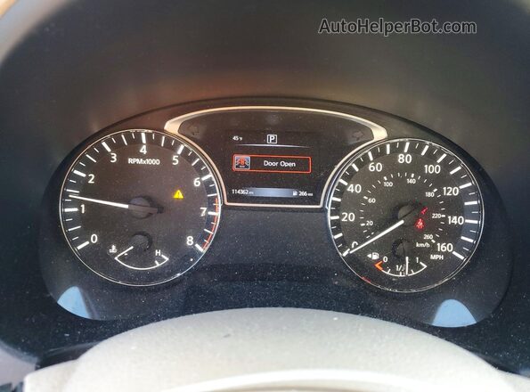 1N4AL3APXGC257769 2016 NISSAN ALTIMA Brown Instrument cluster view