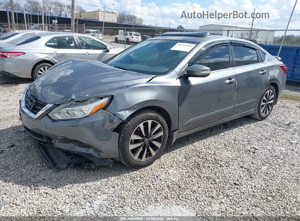 1N4AL3APXJC182546 2018 NISSAN ALTIMA Gray Առջևի ձախ երեք քառորդ տեսարան
