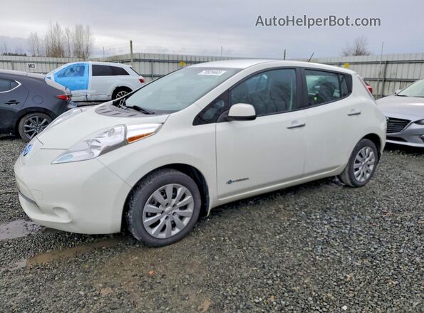 1N4AZ0CP3GC300746 2016 NISSAN LEAF Белый Передняя левая четверть