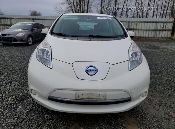 1N4AZ0CP3GC300746 2016 NISSAN LEAF Белый Вид спереди