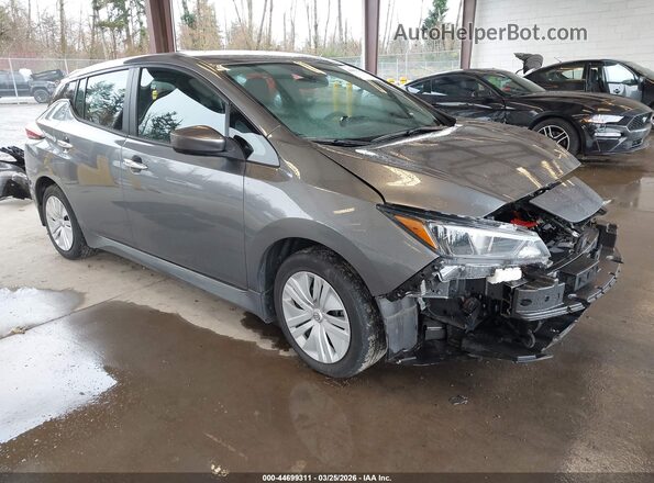 1N4AZ1BV0PC554727 2023 NISSAN LEAF Серый Передняя правая четверть