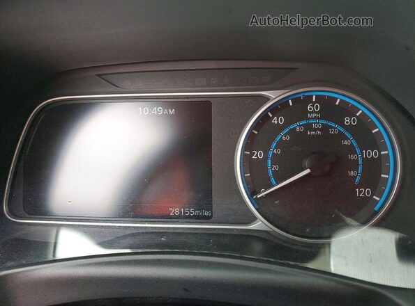 1N4AZ1BV5PC562855 2024 NISSAN LEAF Gray Вид щитка приладів