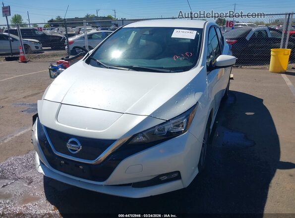 1N4AZ1CP0JC315847 2018 NISSAN LEAF Белый Передняя левая четверть