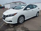 2018 Nissan Leaf S Белый vin: 1N4AZ1CP3JC308861
