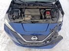 2018 Nissan Leaf S Blue vin: 1N4AZ1CP3JC316202