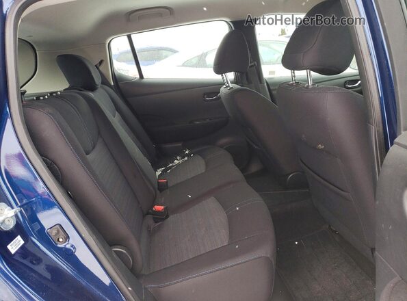 1N4AZ1CP3JC316202 2018 NISSAN LEAF Blue Հետևի նստատեղերի տեսք