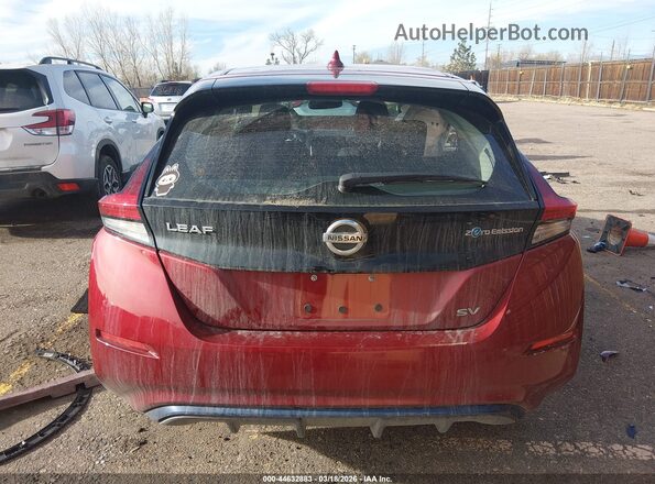1N4AZ1CP5JC306352 2018 NISSAN LEAF Red 