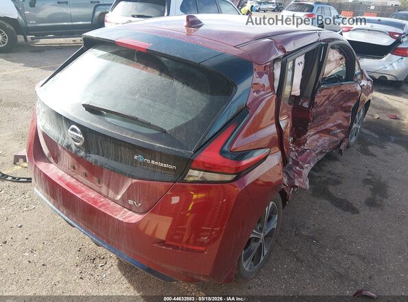 1N4AZ1CP5JC306352 2018 NISSAN LEAF Red Trasero derecho