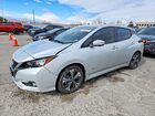 2018 Nissan Leaf Sl Silver vin: 1N4AZ1CP6JC312239