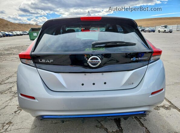 1N4AZ1CP6JC312239 2018 NISSAN LEAF Silver Вид ззаду