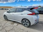 2018 Nissan Leaf Sl Silver vin: 1N4AZ1CP6JC312239