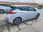2018 Nissan Leaf Sl Silver vin: 1N4AZ1CP6JC312239