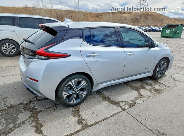 1N4AZ1CP6JC312239 2018 NISSAN LEAF Silver Задня права чверть