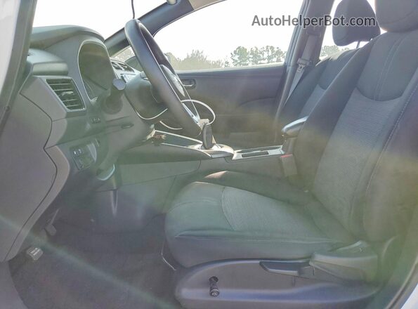 1N4AZ1CP7JC314596 2018 NISSAN LEAF Белый Вид салона спереди