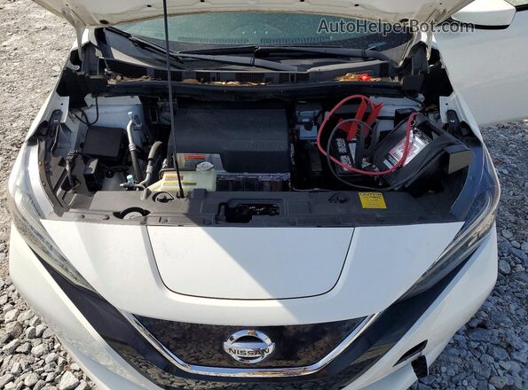 1N4AZ1CP7JC314596 2018 NISSAN LEAF Белый Вид задней части салона