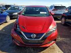 2019 Nissan Leaf Sv Red vin: 1N4AZ1CP7KC314518