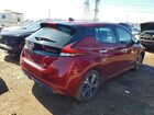 2019 Nissan Leaf Sv Red vin: 1N4AZ1CP7KC314518